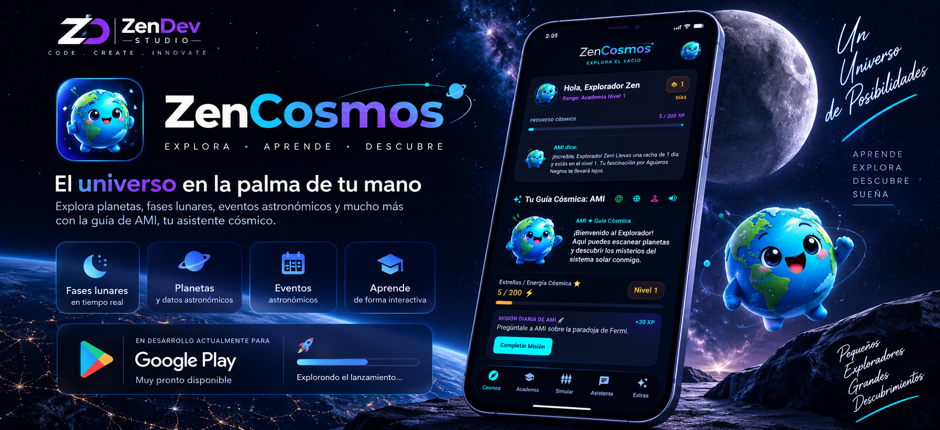 Presentación oficial de ZenCosmos